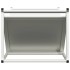 Leñero blanco 70x43x34,5 cm Acero laminado en