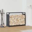 Leñero antracita 90x28x65 cm Acero laminado en frío