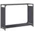 Leñero antracita 90x28x65 cm Acero laminado en