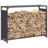 Leñero antracita 90x28x65 cm Acero laminado en