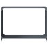 Leñero antracita 90x28x65 cm Acero laminado en