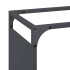 Leñero antracita 90x28x65 cm Acero laminado en