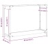 Leñero antracita 90x28x65 cm Acero laminado en