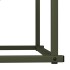 Leñero verde oliva 70x43x34,5 cm Acero laminado en