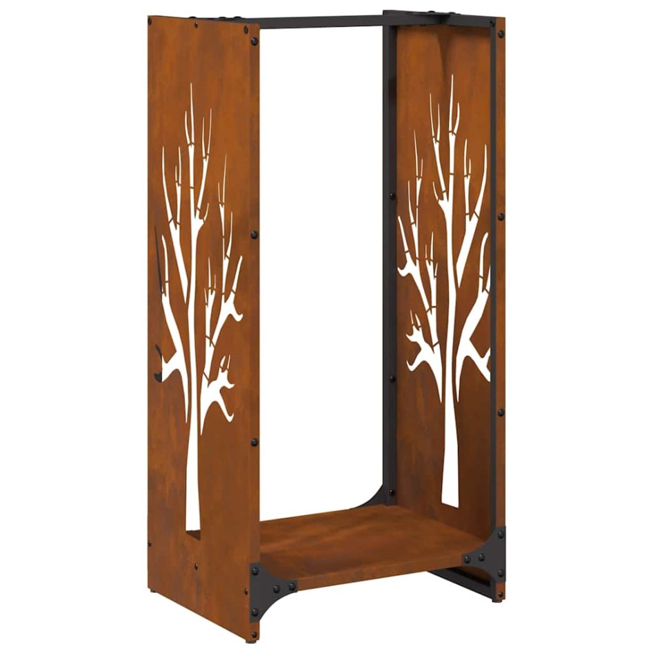 Leñero 40x30x80 cm acero