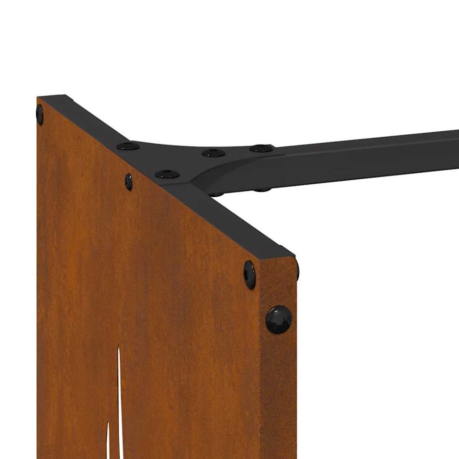 Leñero 40x30x80 cm acero