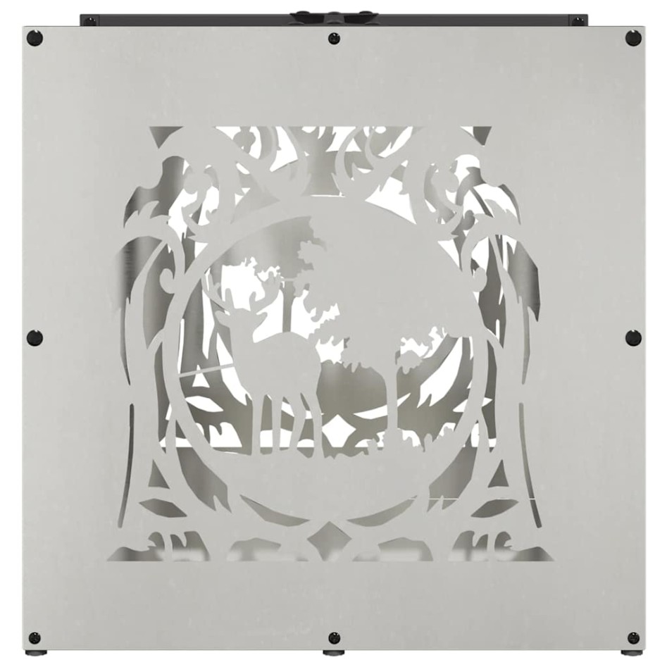 Leñero 40x40x40 cm Acero