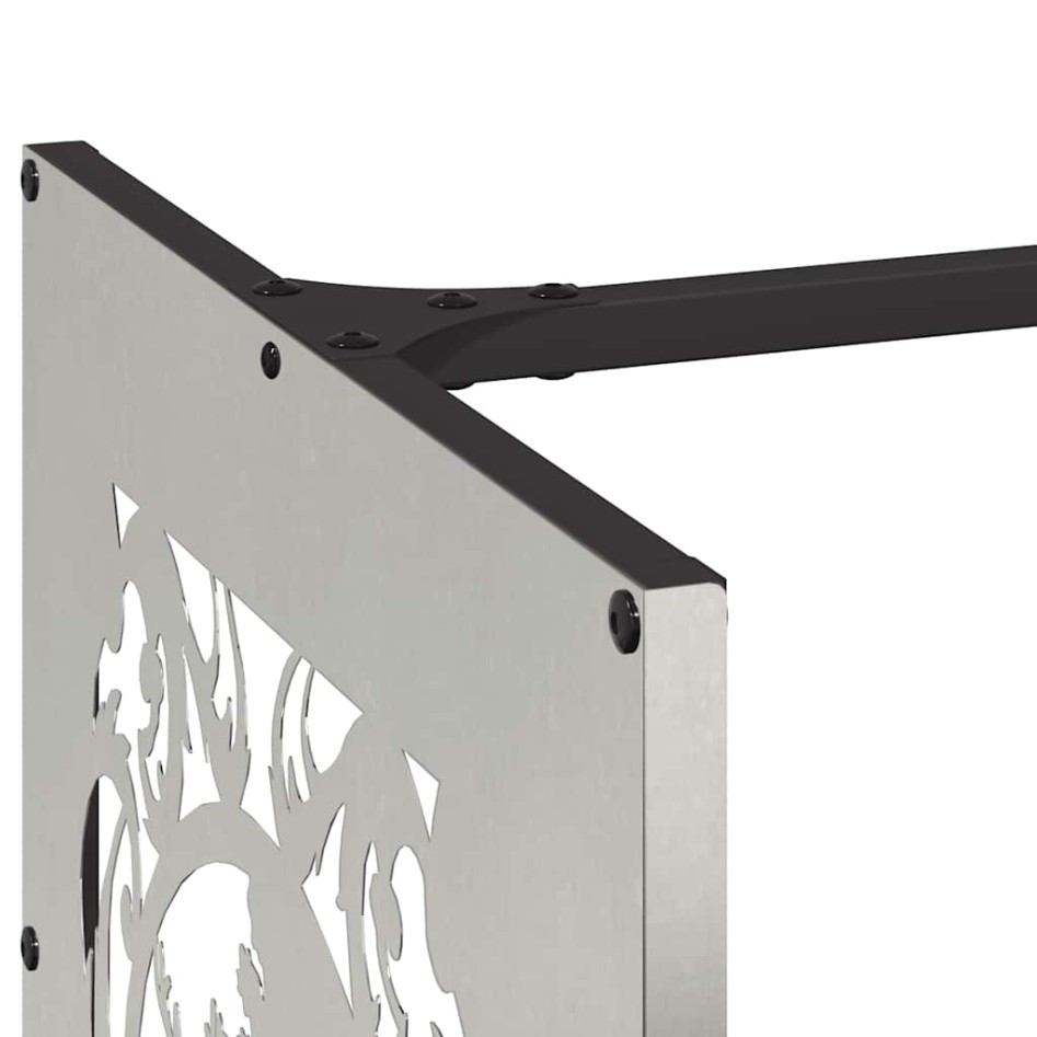 Leñero 40x40x40 cm Acero