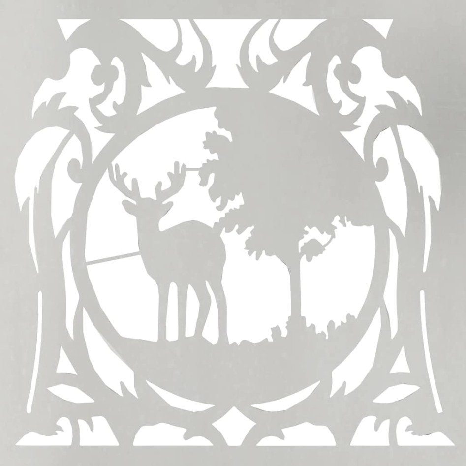 Leñero 40x40x40 cm Acero