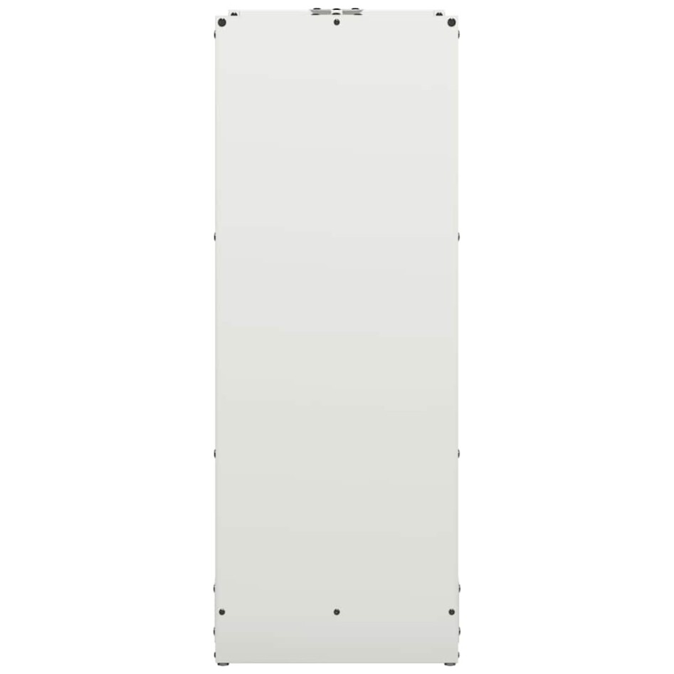 Leñero blanco 40x30x80 cm Acero laminado en