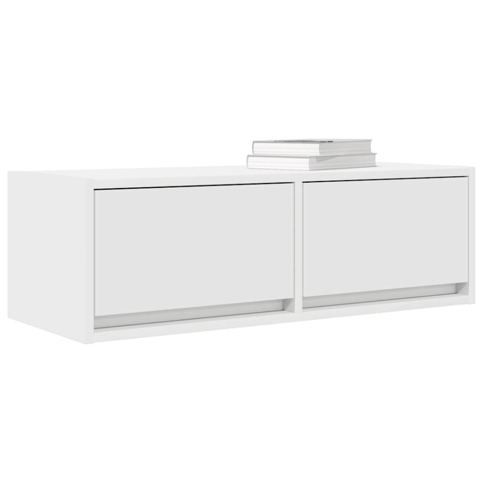 Muebles de TV 2 uds Blanco 80x31x25,5 cm Madera de