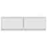 Muebles de TV 2 uds Blanco 80x31x25,5 cm Madera de
