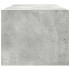 Mueble de TV de madera de ingeniería gris hormigón