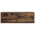 Mueble de TV de roble ahumado 80x31x25,5cm Madera de
