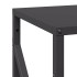 Leñero negro 34x25x100 cm Acero laminado en