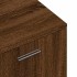 Mueble de TV madera de ingeniería marrón roble 120x34x37