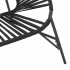 Silla de jardín con forma de huevo de ratán sintético