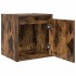 Mesillas de noche de pared 2 uds roble ahumado 38x34x40