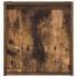 Mesillas de noche de pared 2 uds roble ahumado 38x34x40
