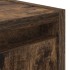 Mesillas de noche de pared 2 uds roble ahumado 38x34x40