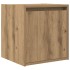 Mesitas de noche de pared 2 uds roble artisan 38x34x40