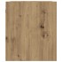 Mesitas de noche de pared 2 uds roble artisan 38x34x40