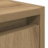 Mesitas de noche de pared 2 uds roble artisan 38x34x40