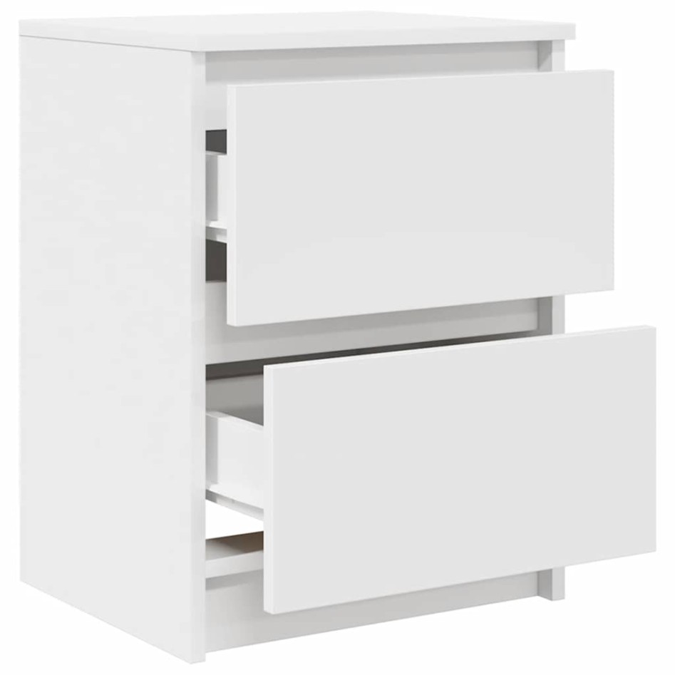 Mueble de TV de madera de ingeniería blanco 40x35x54