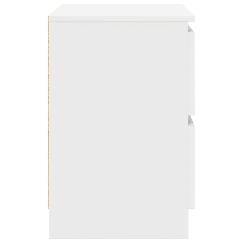 Mueble de TV de madera de ingeniería blanco 40x35x54