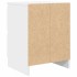 Mueble de TV de madera de ingeniería blanco 40x35x54