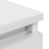 Mueble de TV de madera de ingeniería blanco 40x35x54