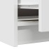Mueble de TV de madera de ingeniería blanco 40x35x54