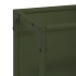 Leñero verde oliva 25x25x100 cm Acero laminado en