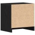 Mesilla de noche roble negro 40x30x40 cm madera de