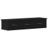 Armario de pared roble negro 88x26x18,5 cm madera de