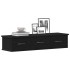 Armario de pared roble negro 88x26x18,5 cm madera de