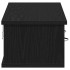 Armario de pared roble negro 88x26x18,5 cm madera de