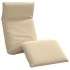 Tumbona plegable beige 175x54x8,5 cm Tejido