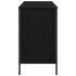 Mueble de lavabo con cajones roble negro 90x34,5x60
