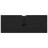 Mueble de lavabo con cajones roble negro 90x34,5x60