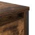 Mueble de baño con lavabo y cajones roble ahumado 90x34,5x60