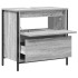 Mueble de baño con lavabo y cajones gris Sonoma 60x34,5x60