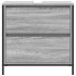 Mueble de baño con lavabo y cajones gris Sonoma 60x34,5x60
