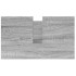 Mueble de baño con lavabo y cajones gris Sonoma 60x34,5x60