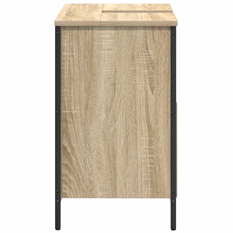 Mueble de baño con lavabo roble Sonoma 60x34,5x60
