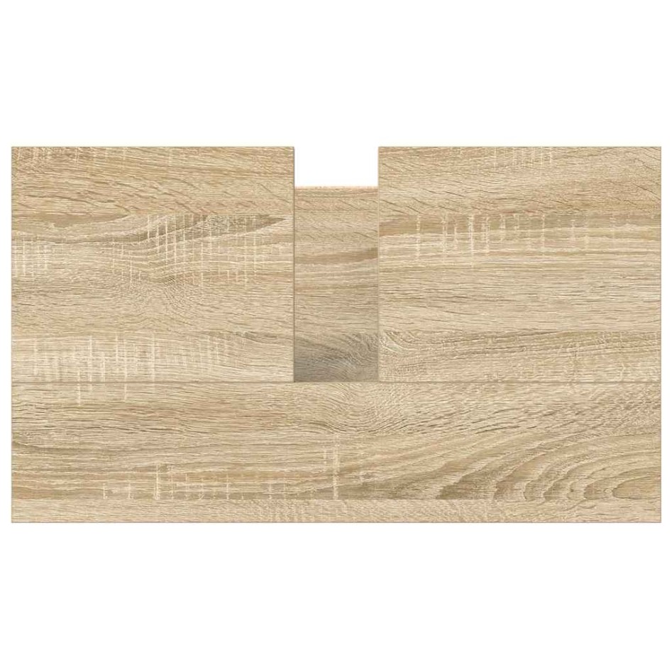 Mueble de baño con lavabo roble Sonoma 60x34,5x60