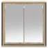 Mueble de baño de pared con espejo roble Sonoma 60x21x60