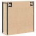Mueble de baño de pared con espejo roble Sonoma 60x21x60
