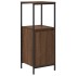 Mueble de baño con estantes roble marrón 36x35x95