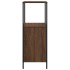 Mueble de baño con estantes roble marrón 36x35x95